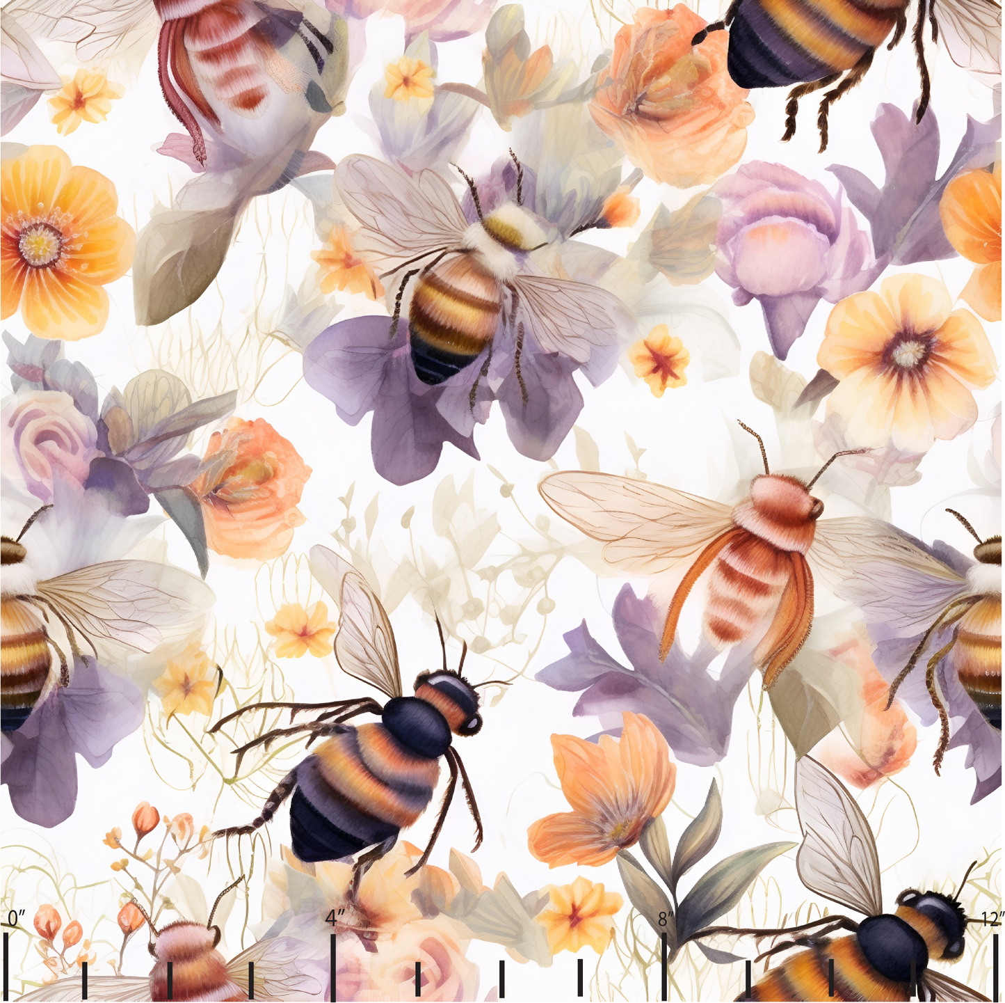Busy bees faux leather vinyl