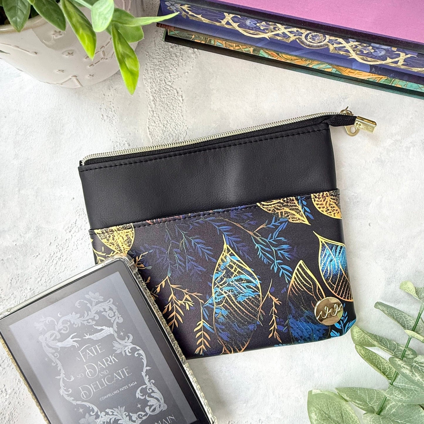 Golden turquoise leaf preorder round 34