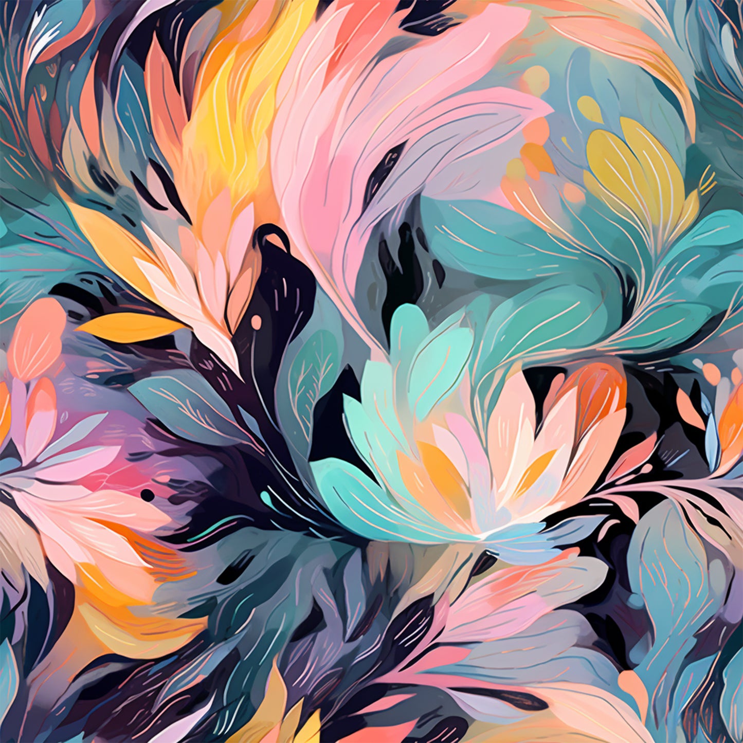 Whimsy floral preorder round 34