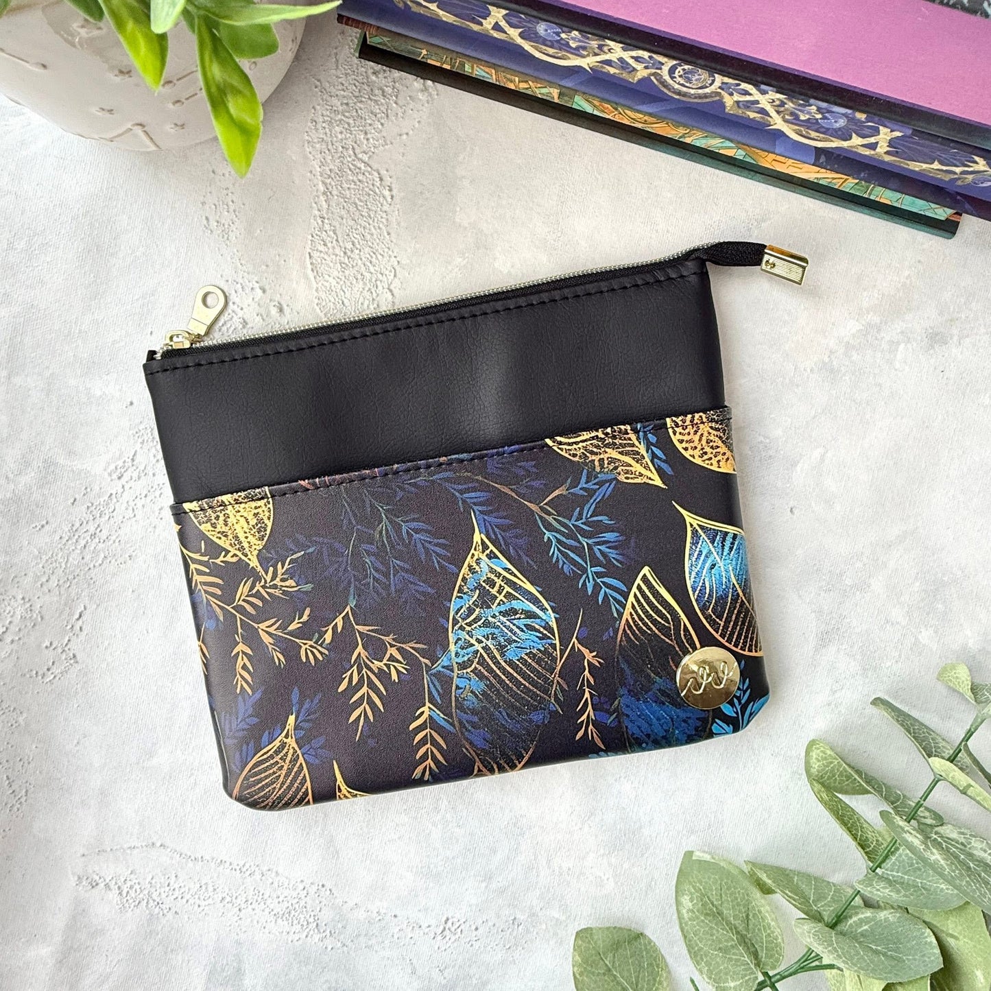 Golden turquoise leaf preorder round 34