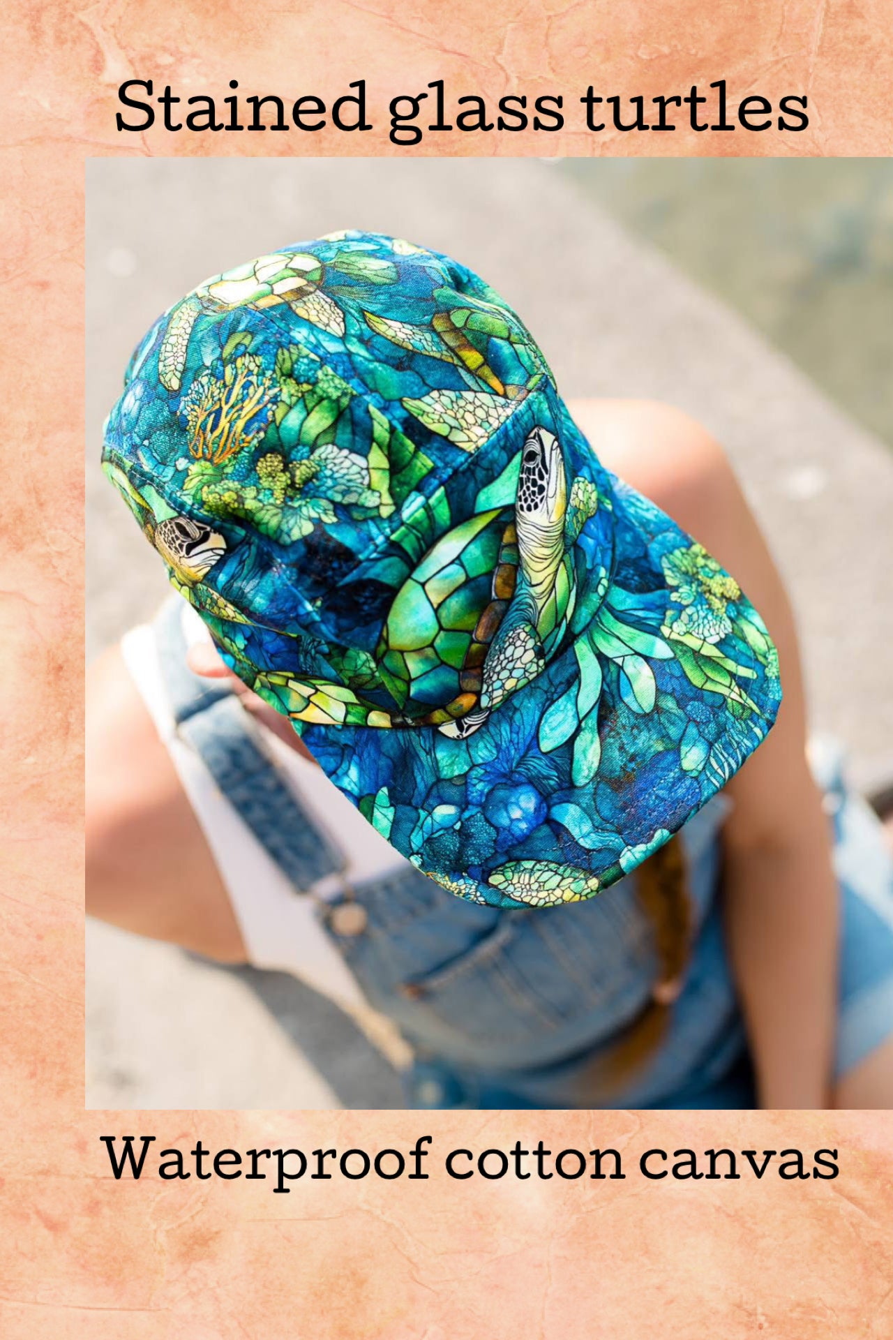 Stained glass turtles preorder round 40