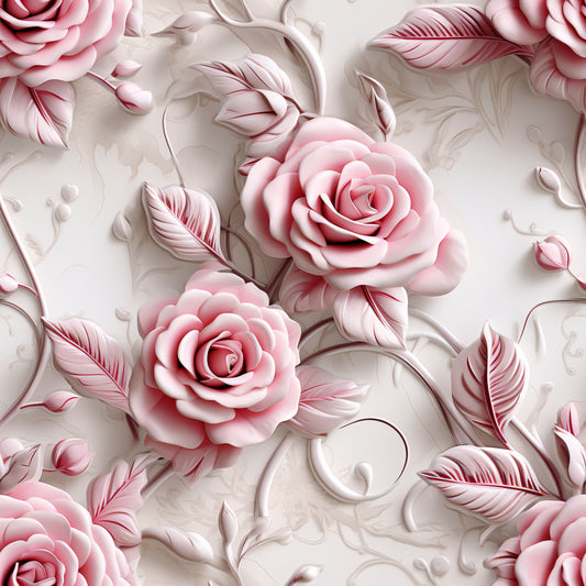 Climbing roses printer error waterproof canvas