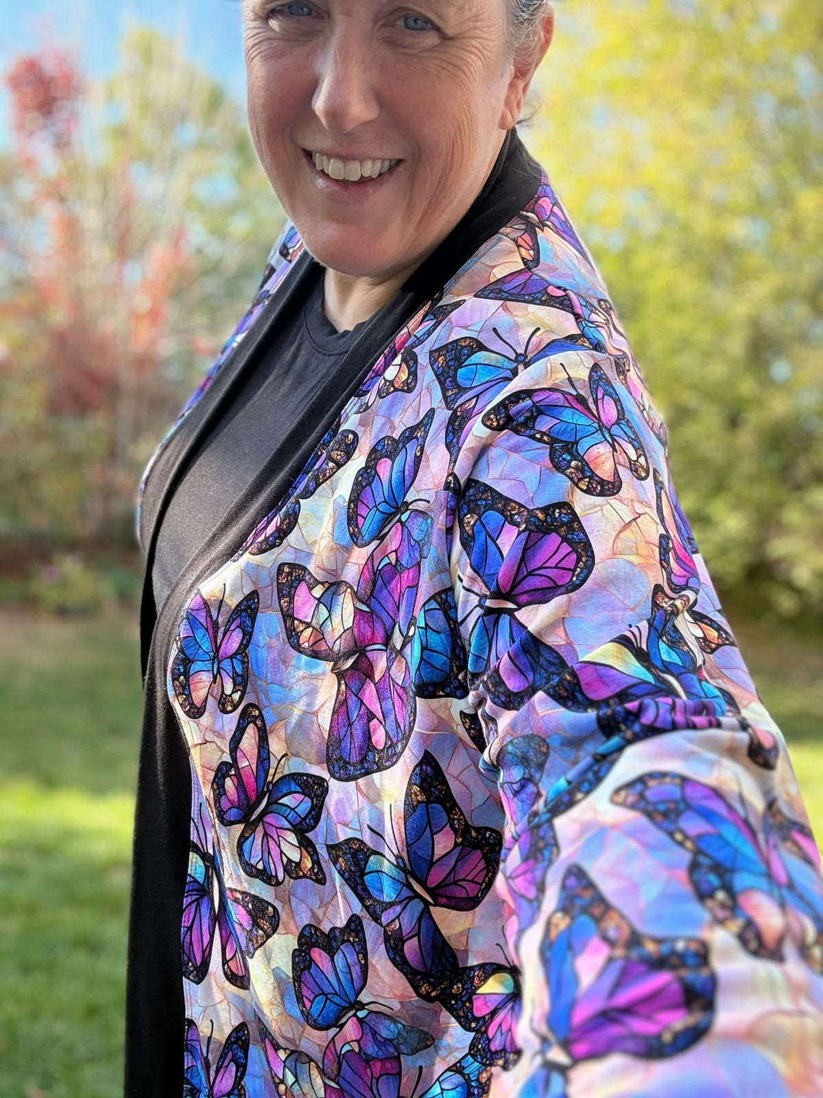 Stained glass butterflies preorder round 43
