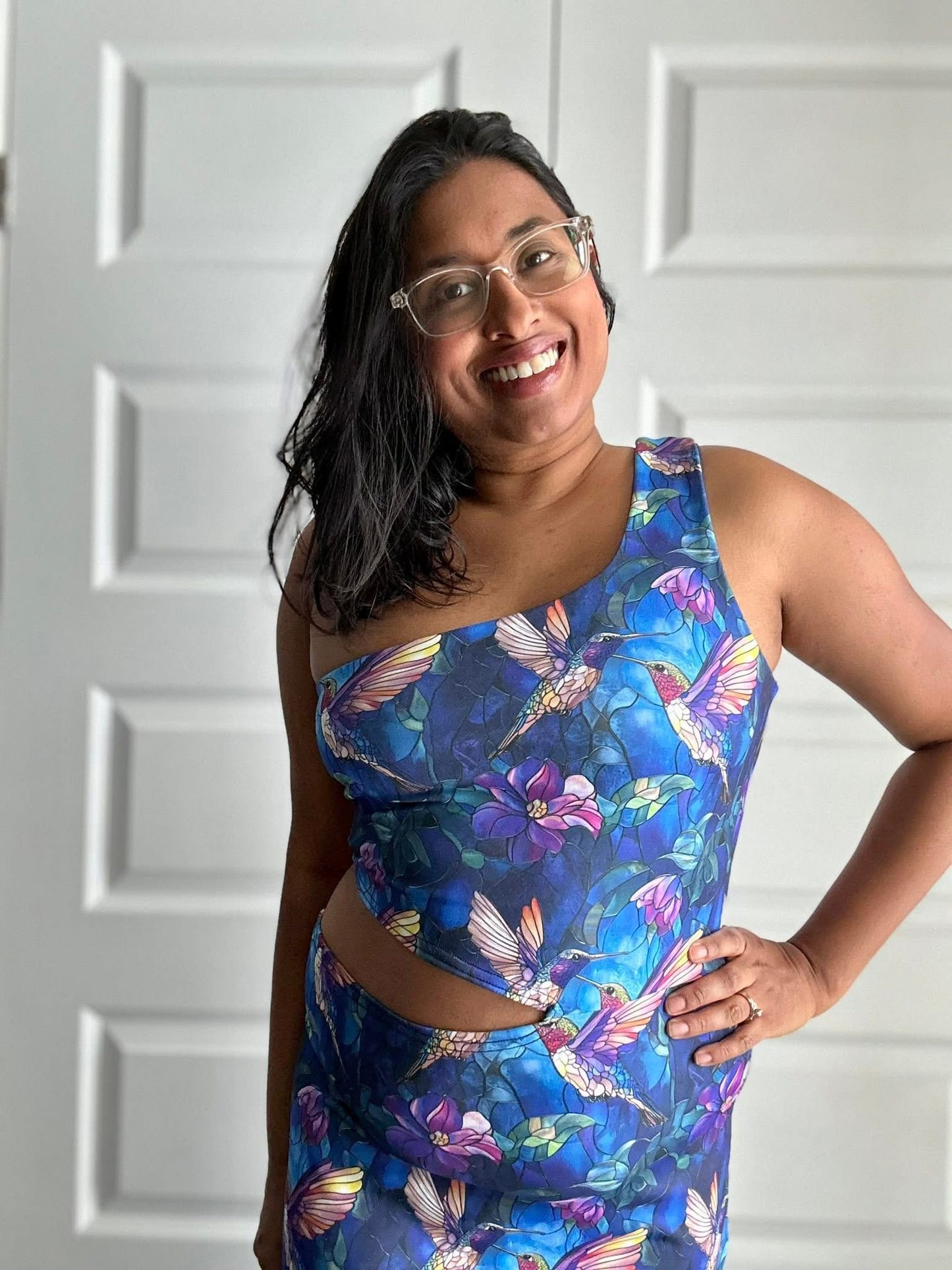 Stained glass hummingbirds preorder round 34