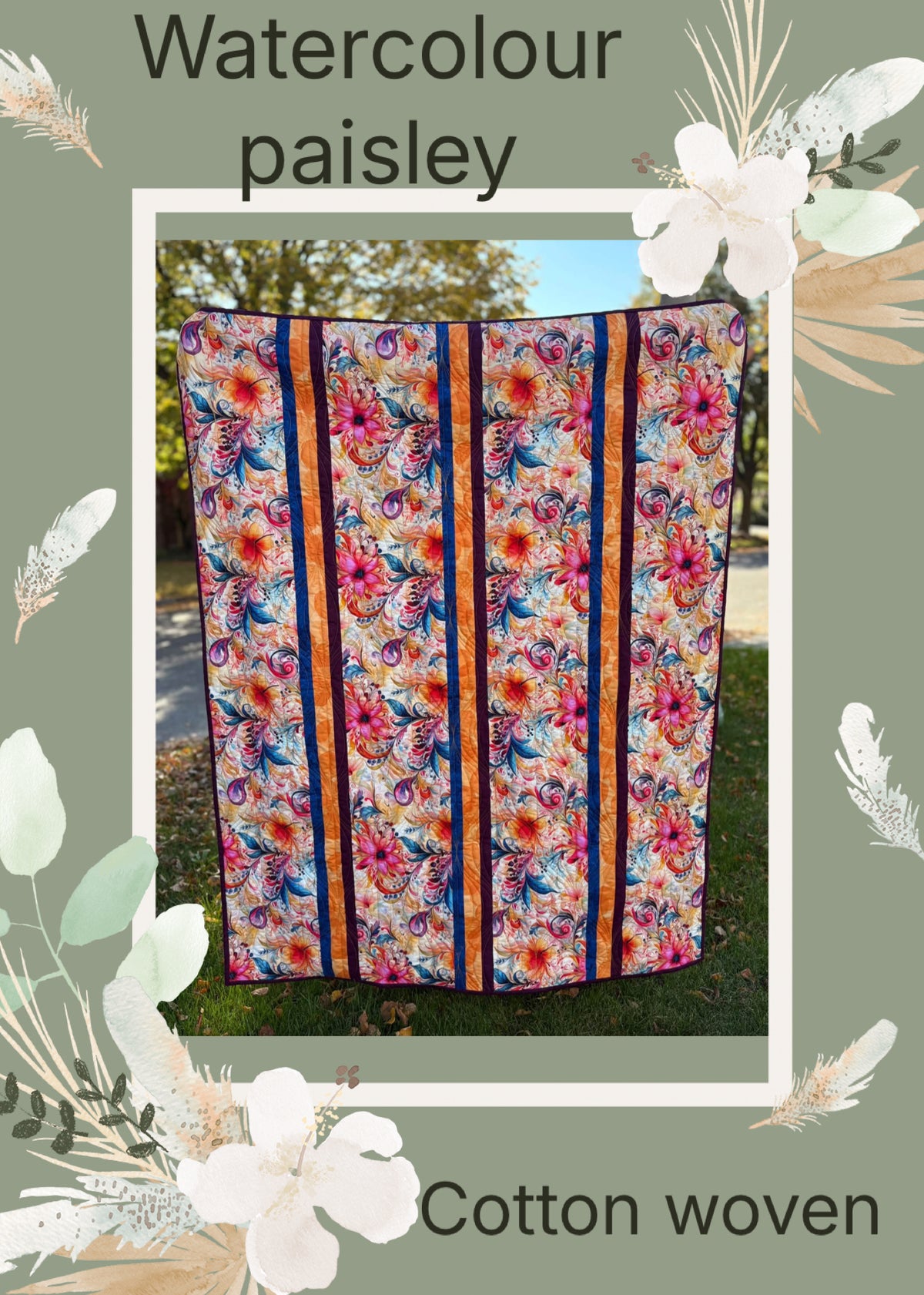 Watercolour paisley preorder round 43