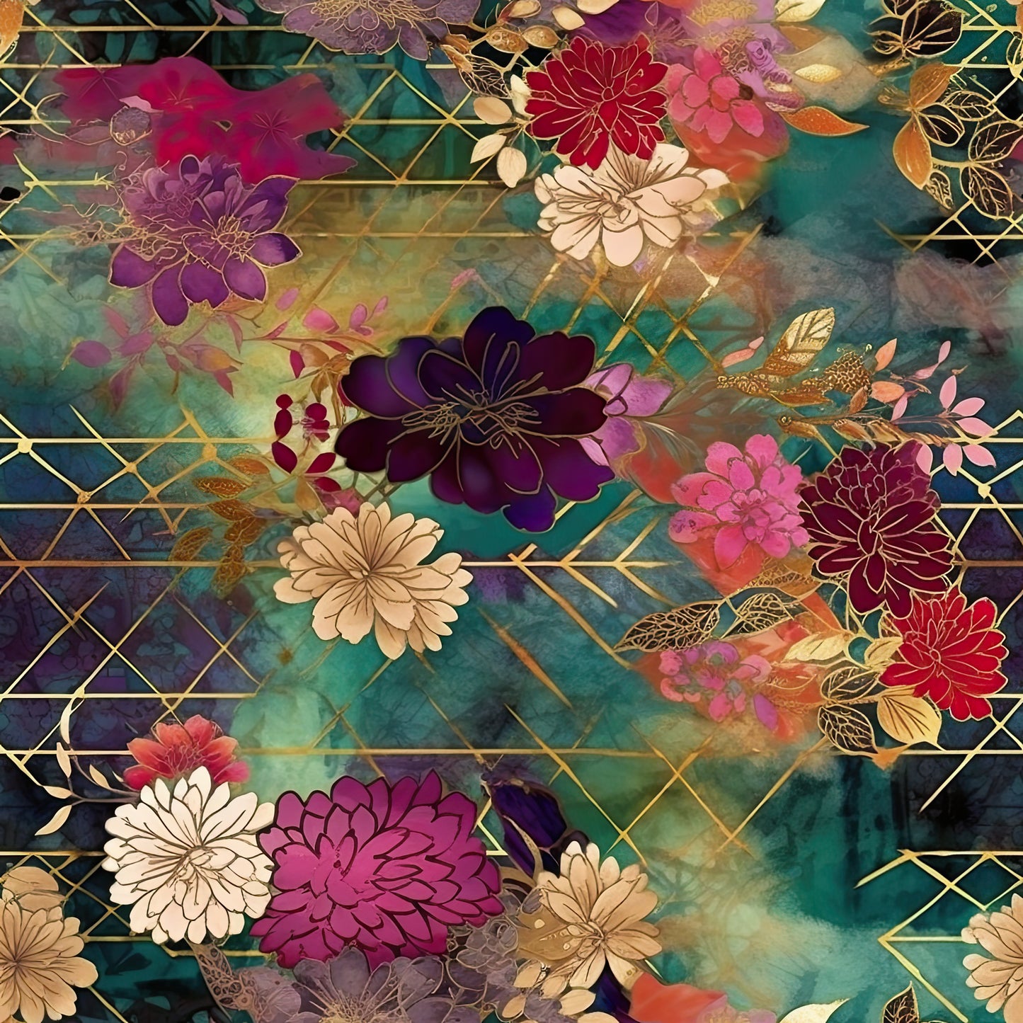 Chiyogami flowers preorder round 33