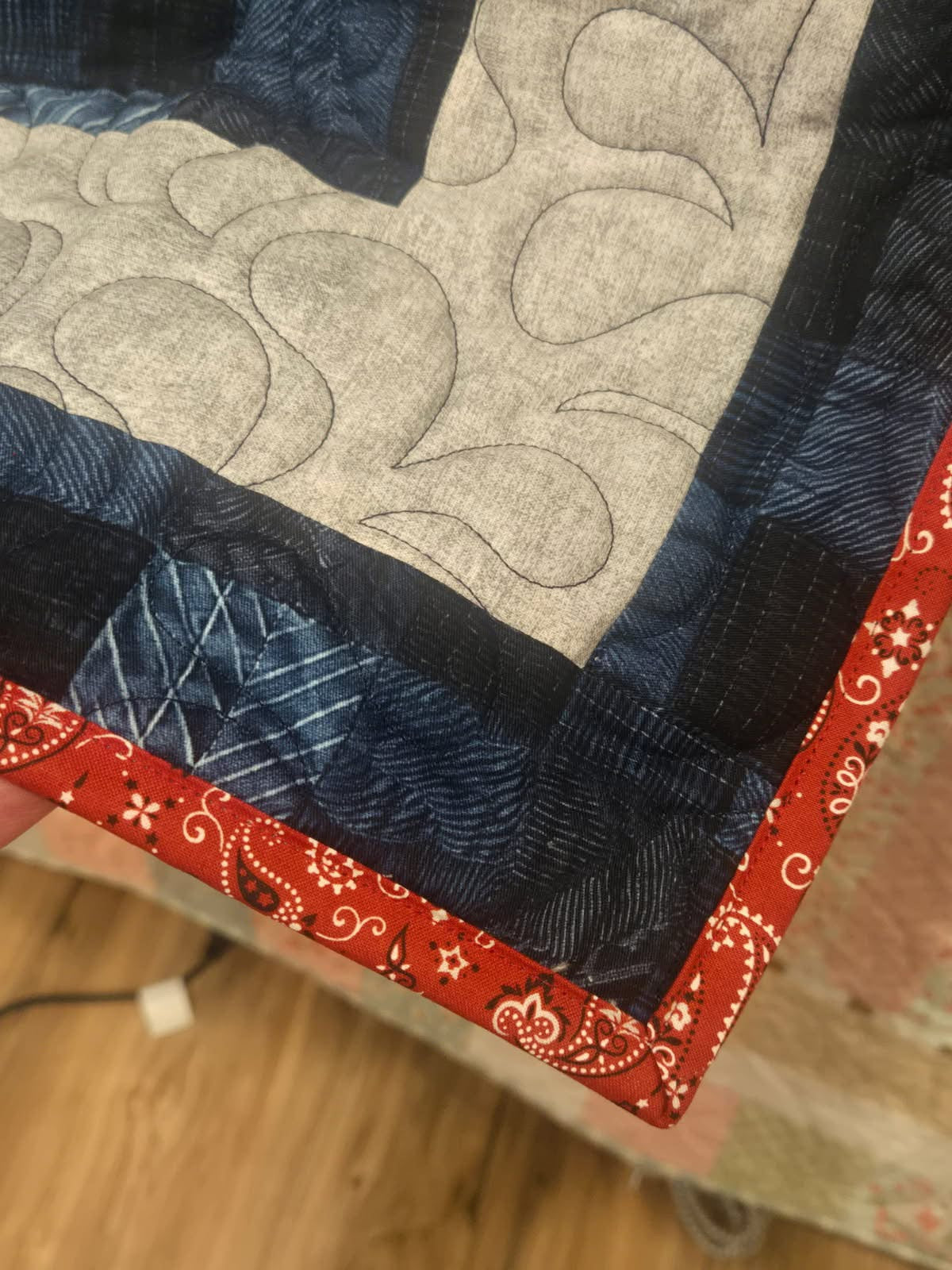 Denim patchwork preorder round 41