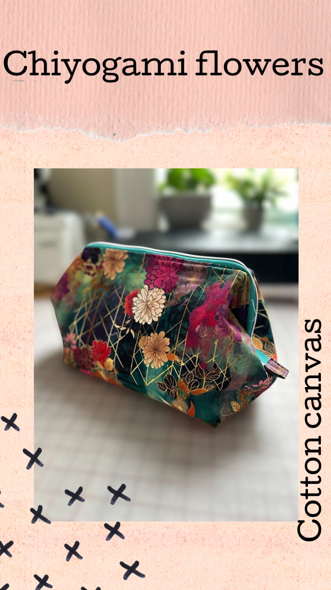 Chiyogami flowers preorder round 33