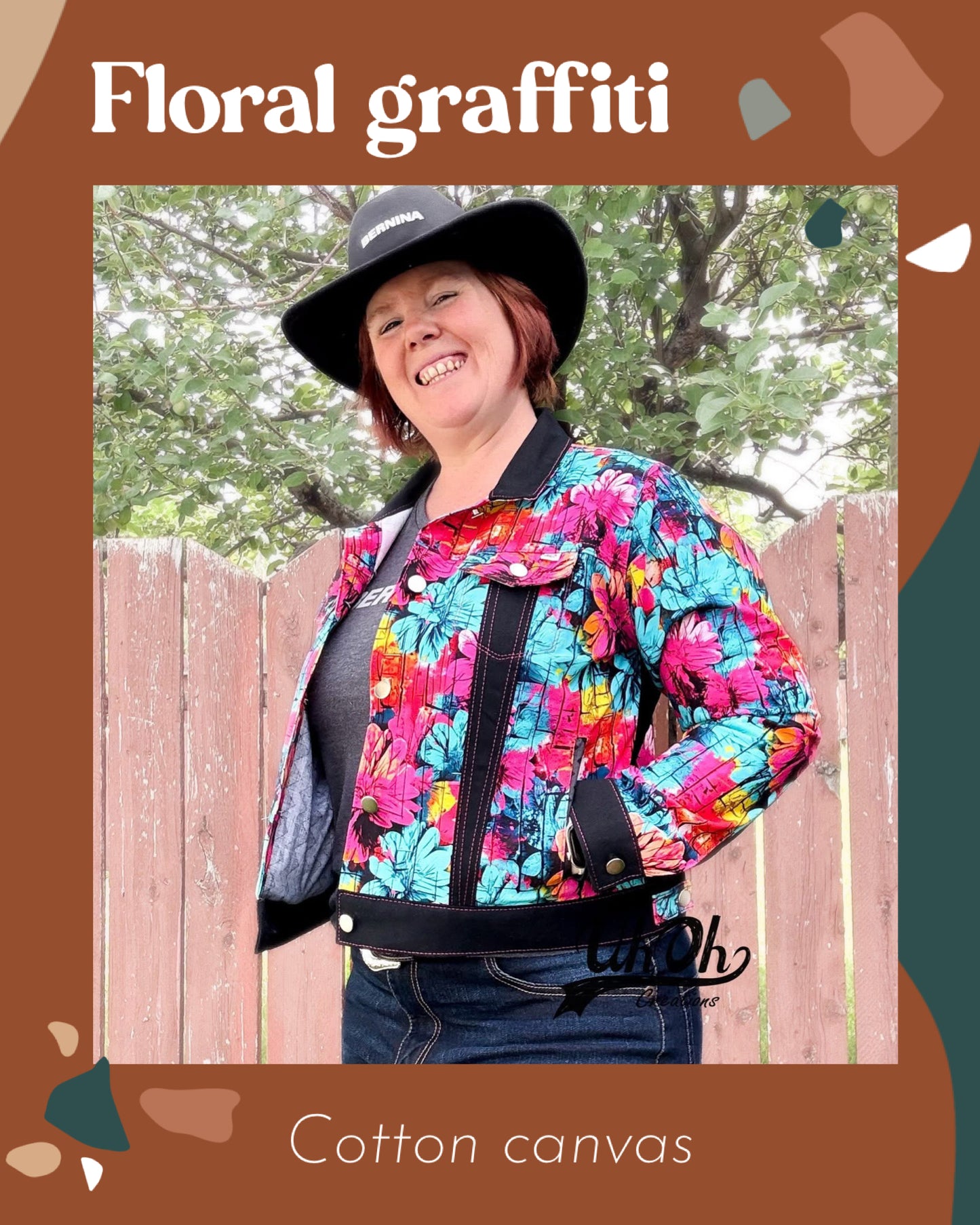 Floral graffiti round 28 retail