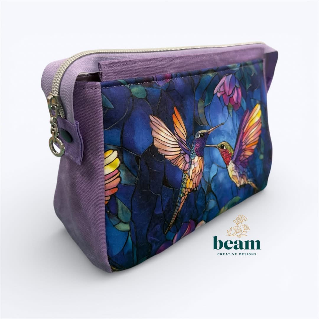 Stained glass hummingbirds preorder round 34