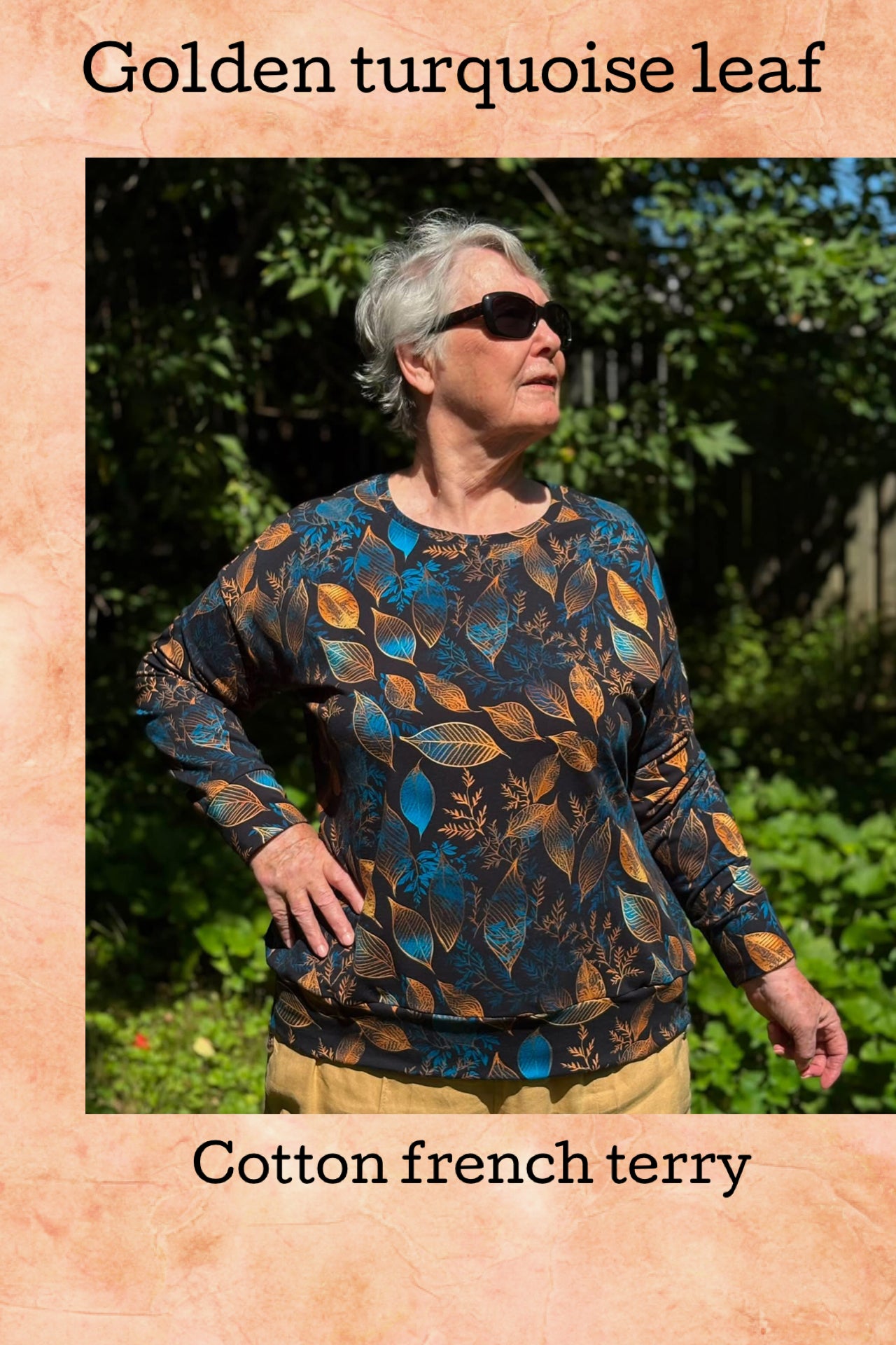 Golden turquoise leaf preorder round 40