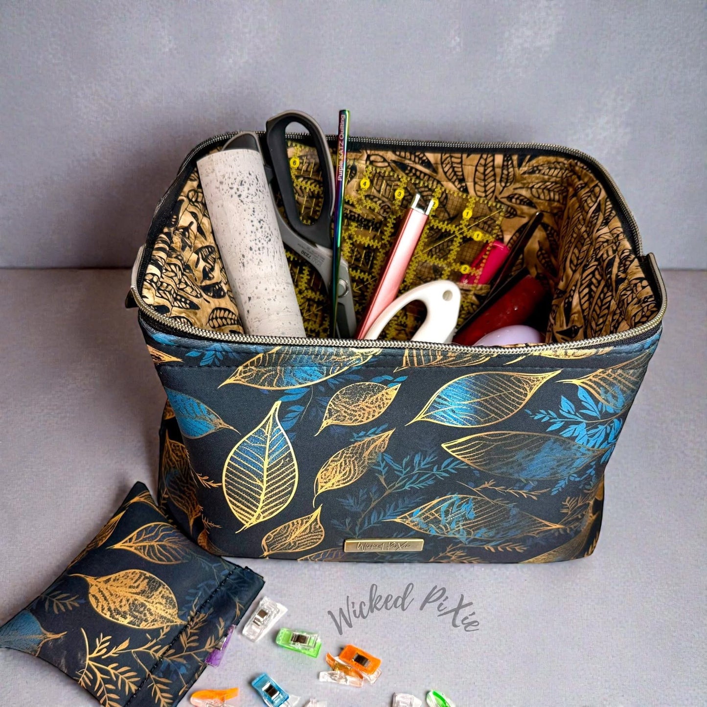 Golden turquoise leaf preorder round 34