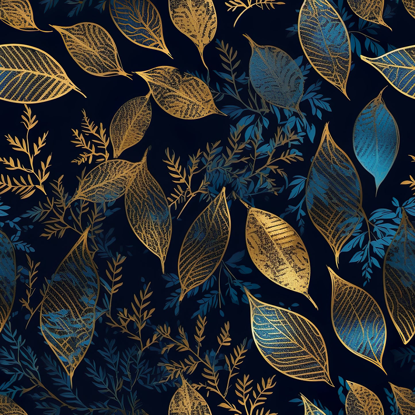 Golden turquoise leaf preorder round 34