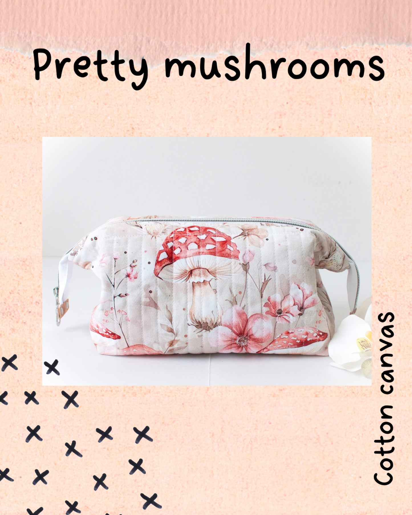 Pretty mushrooms round 35 retail