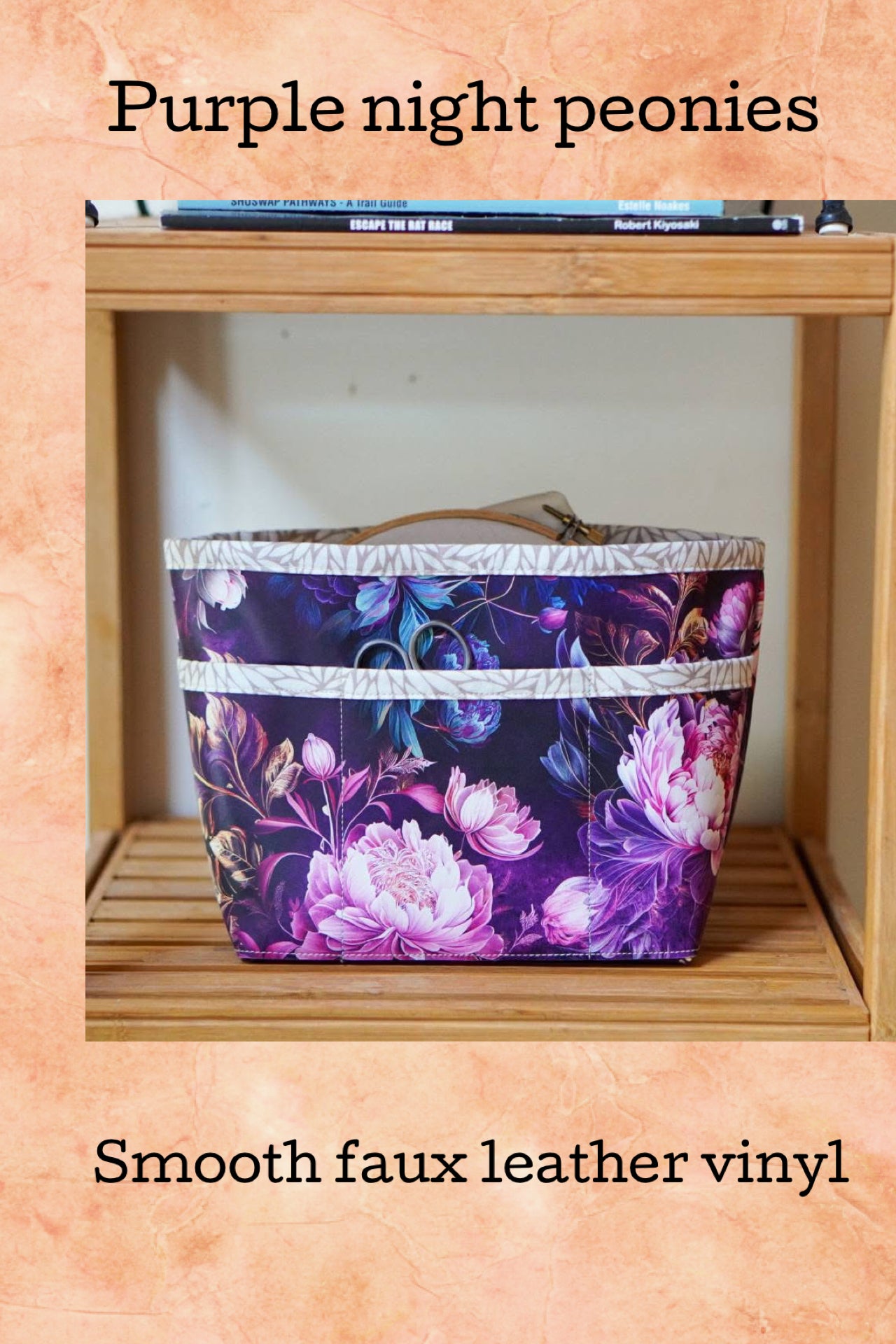 Purple night peonies preorder round 40