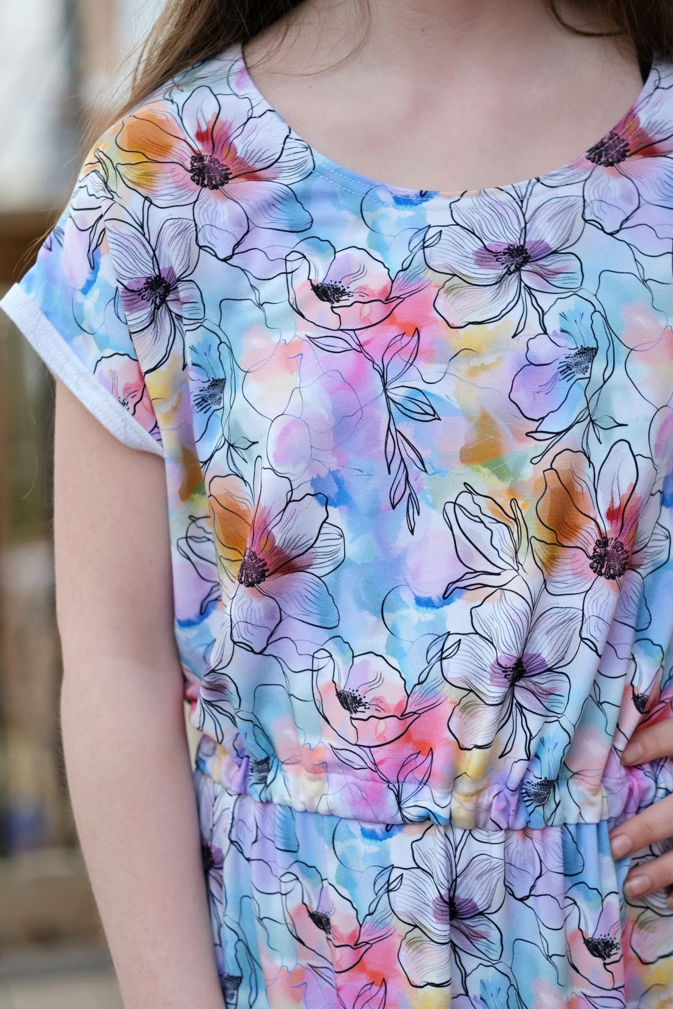 Floral watercolour round 37 retail