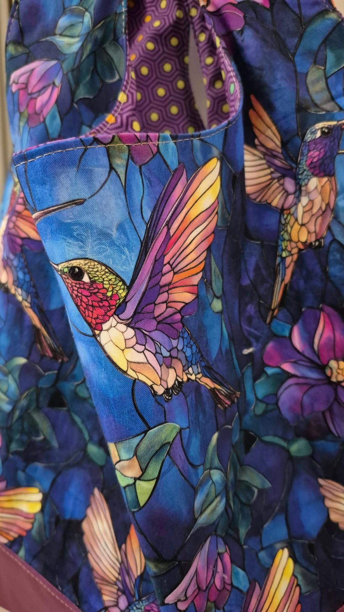 Stained glass hummingbirds preorder round 34