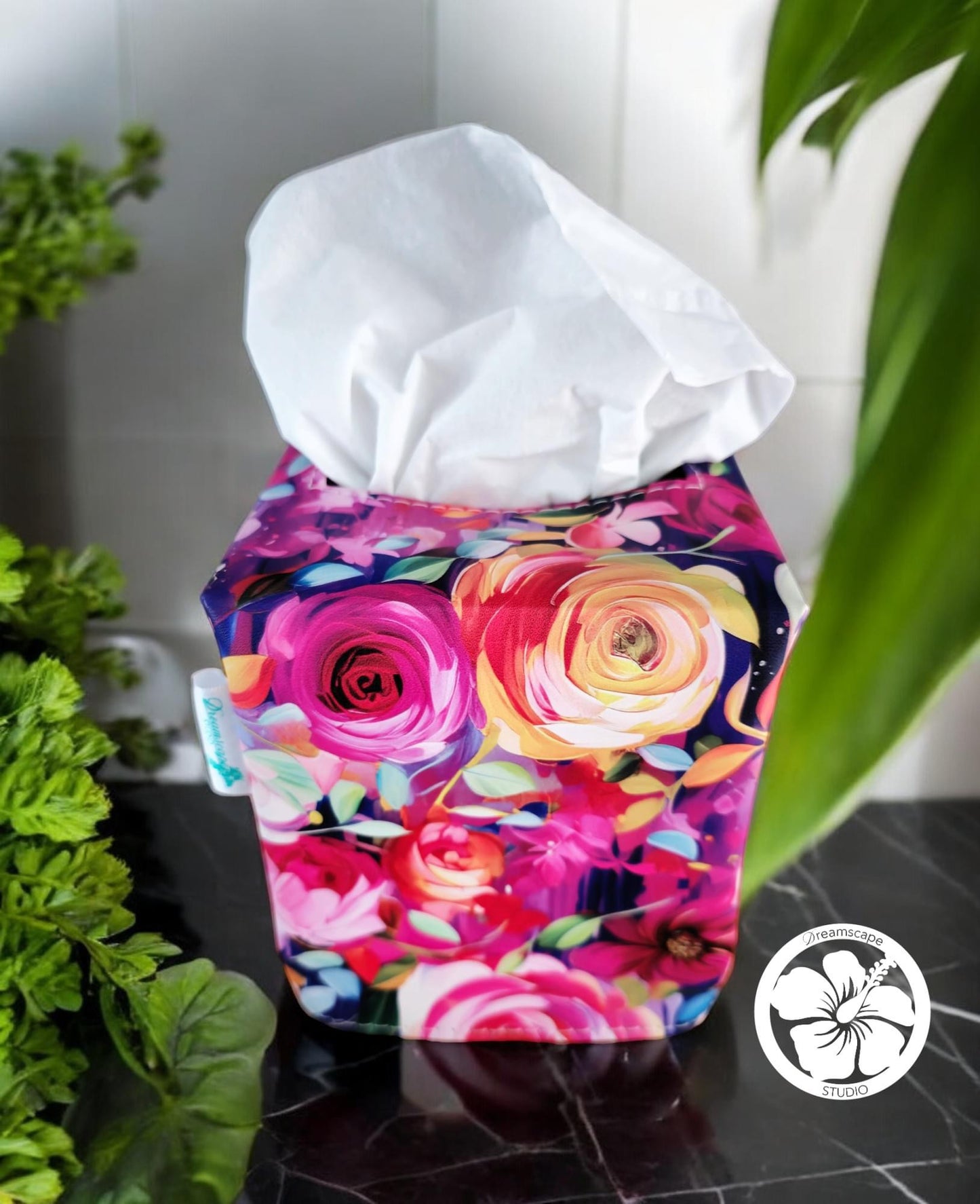 Acrylic roses round 16 retail