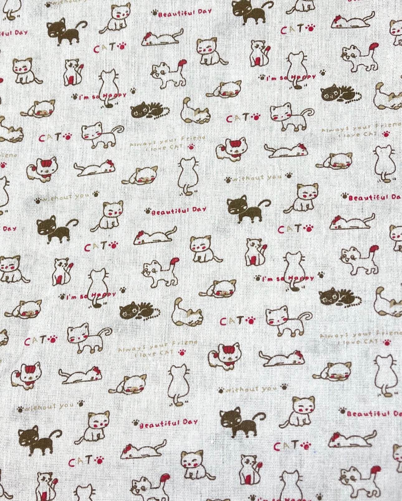 Clearance - kittens on white burlap