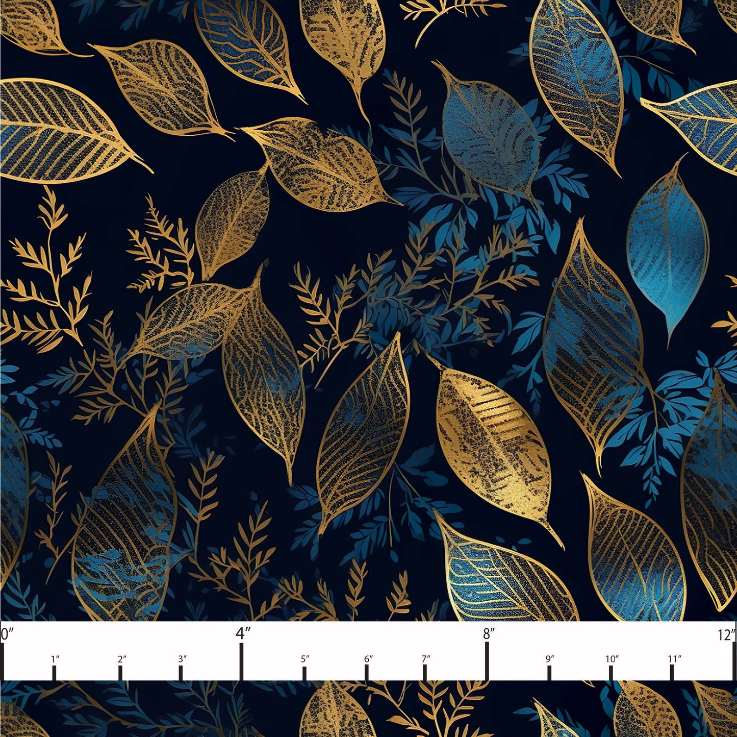 Golden turquoise leaf preorder round 34