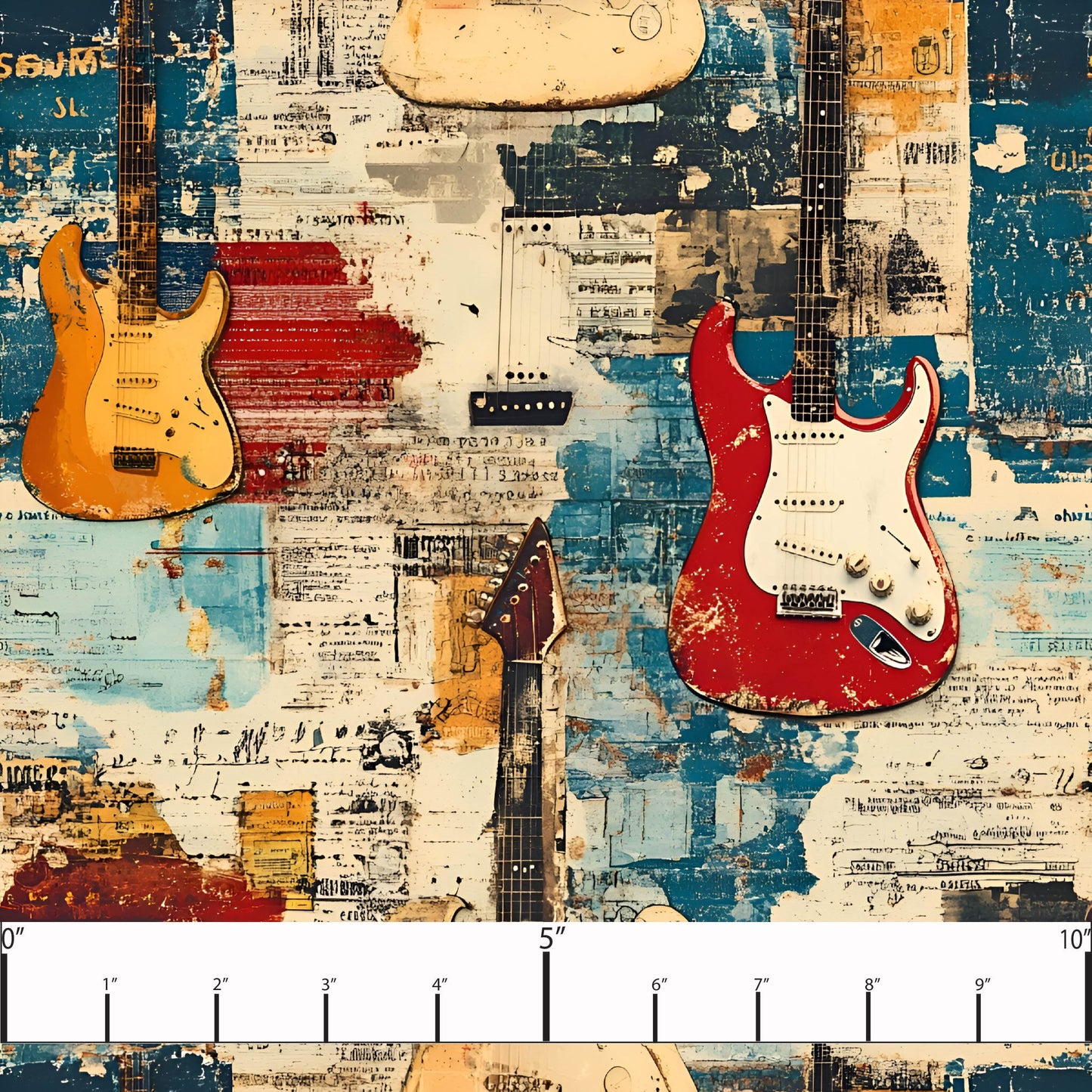Grunge electric guitar round 27 retail