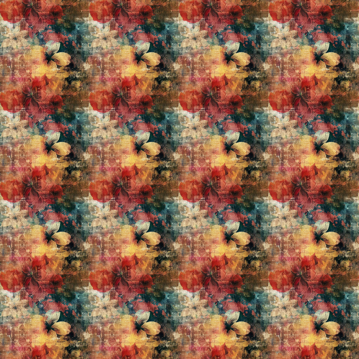 Grunge flowers preorder round 42