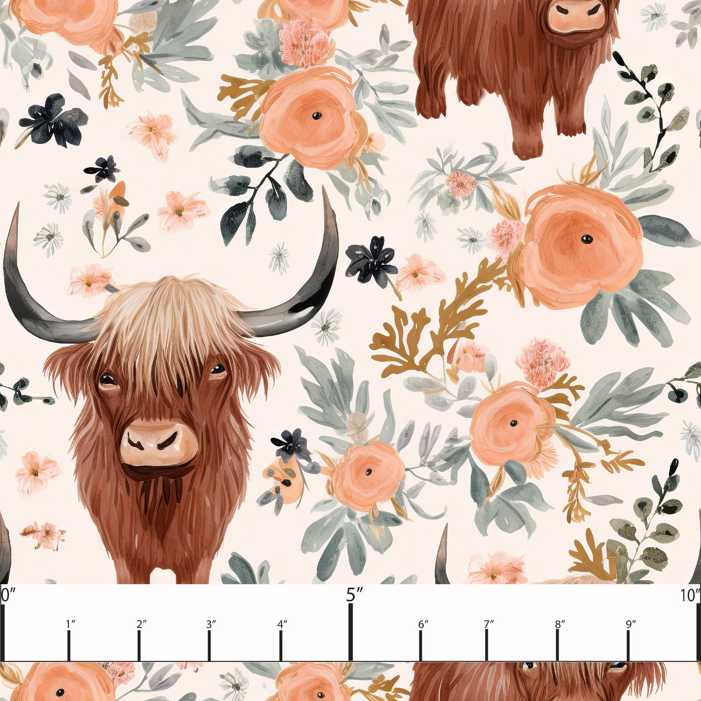 Highland cow preorder round 30