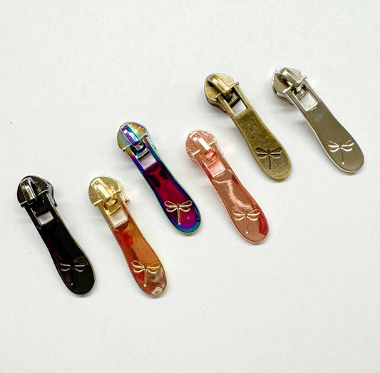 Dragonfly stamped pull