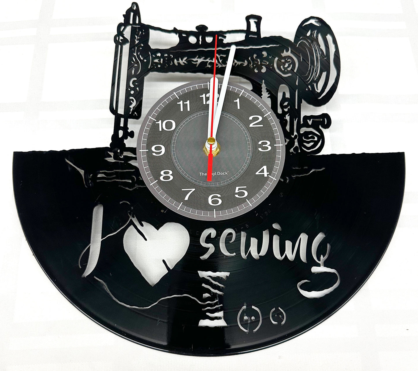 I heart Sewing clock