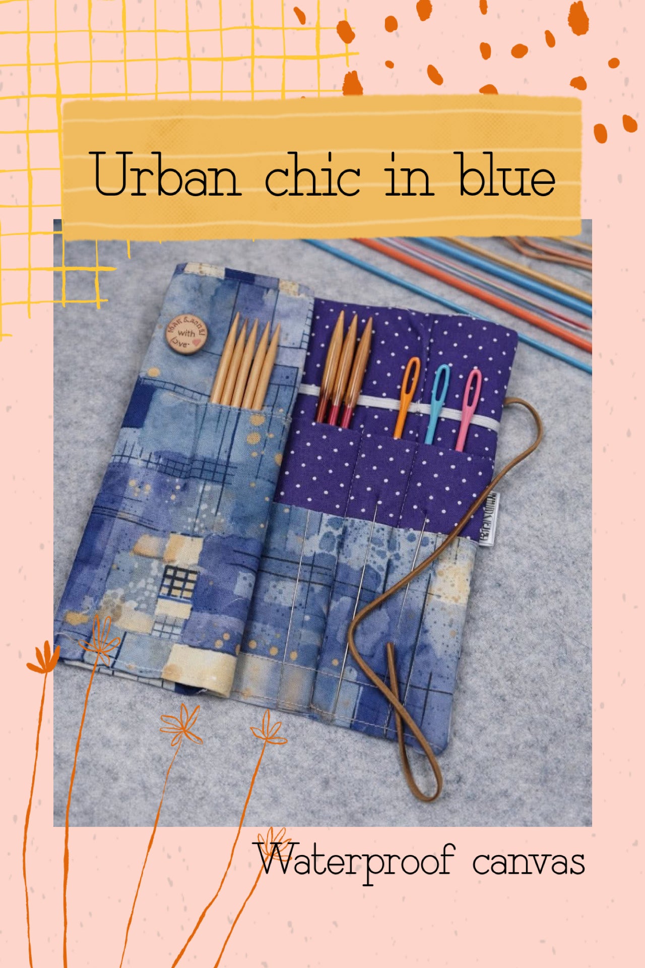 Urban chic in blue round 36 retail