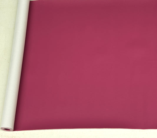 Raspberry faux leather vinyl