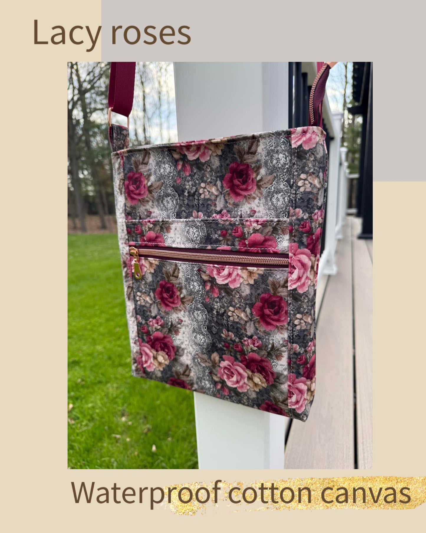 Lacy roses round 37 retail