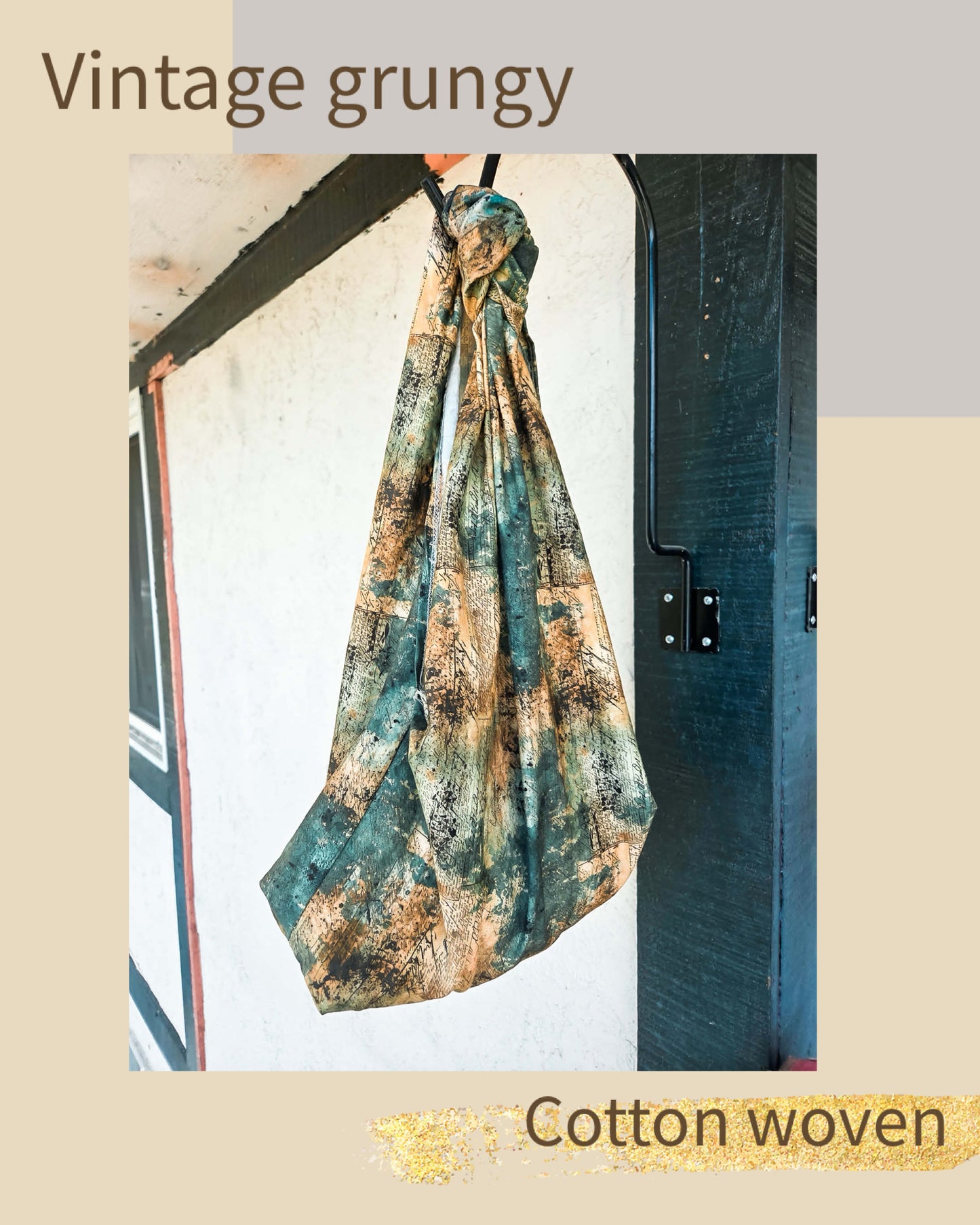Vintage grungy round 37 retail