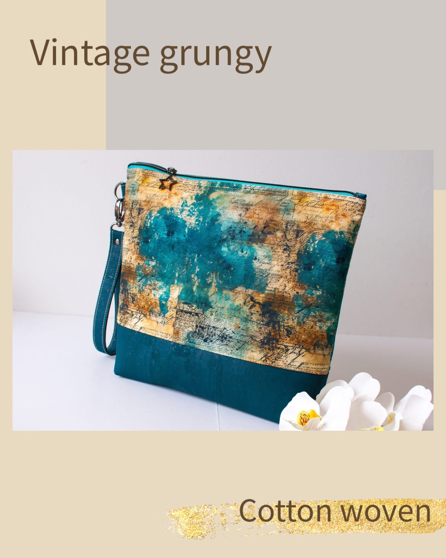 Vintage grungy round 37 retail