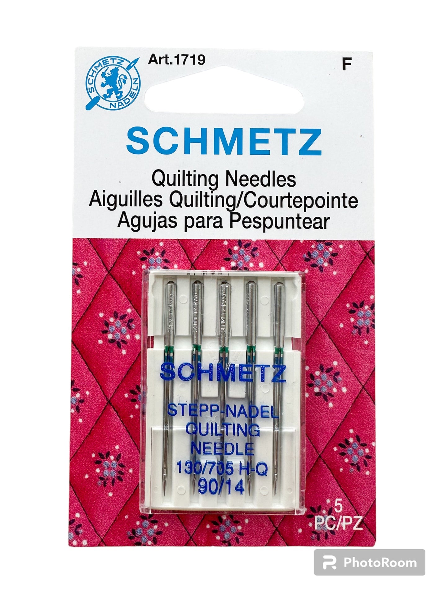 Schmetz quilting needles size 90/14