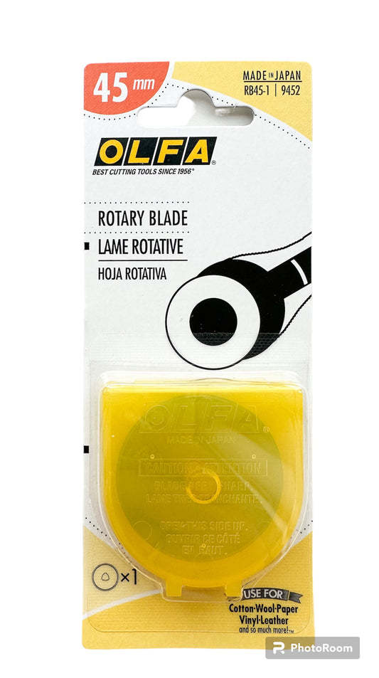 Olfa 45mm rotary blade 1 count
