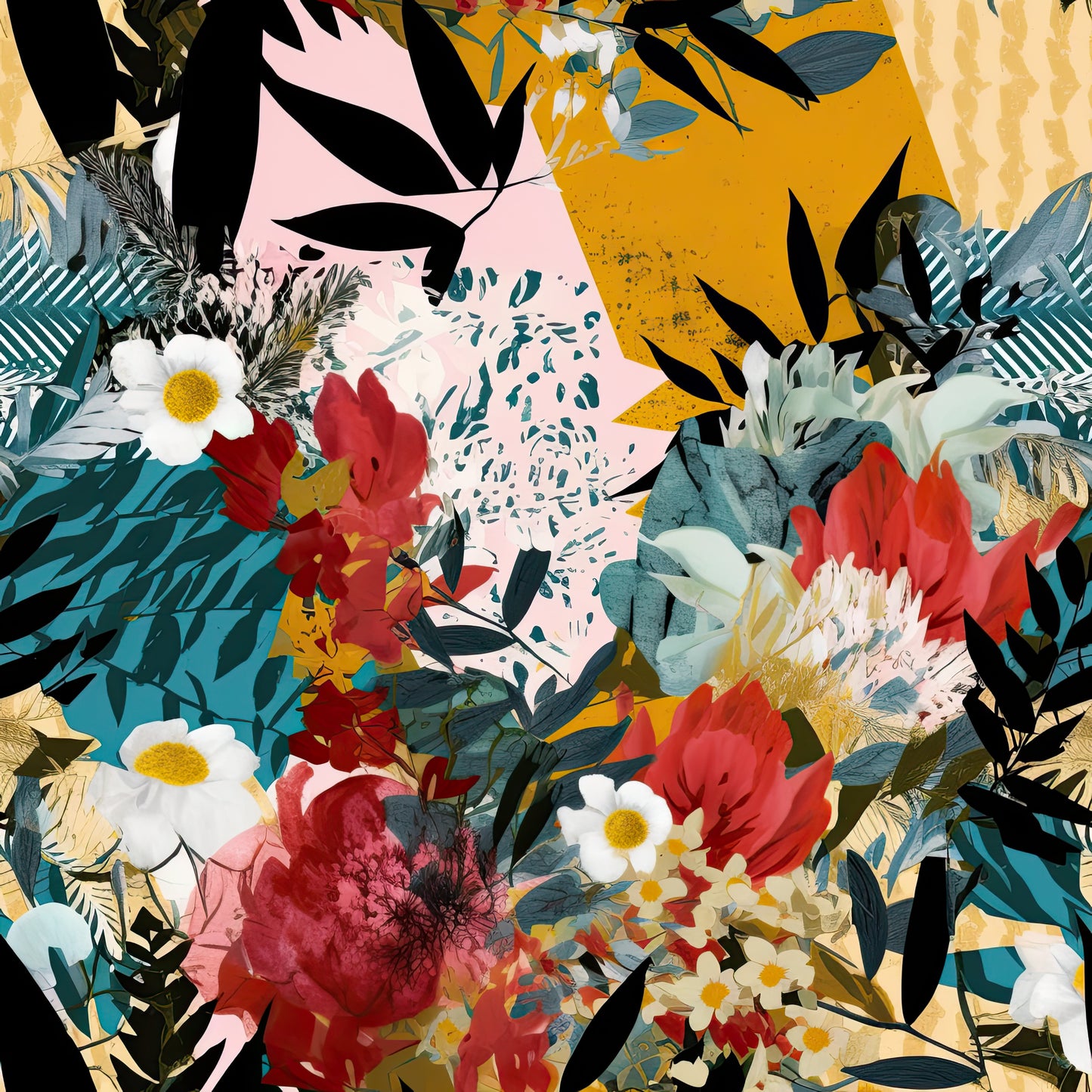 Abstract floral preorder round 41
