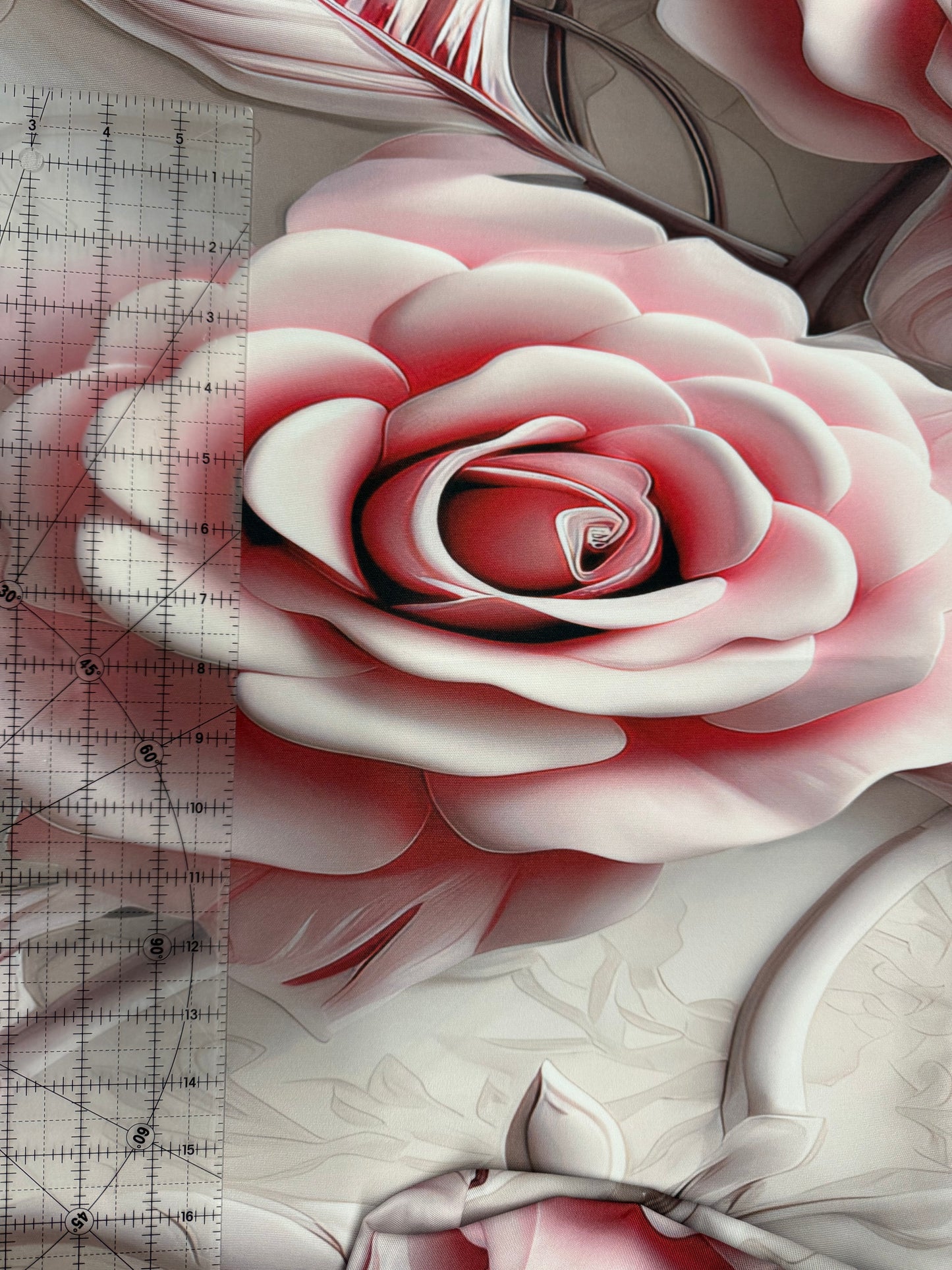 Climbing roses printer error waterproof canvas