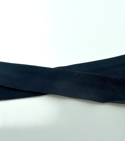 Fold over elastic 3/4” (20mm) black