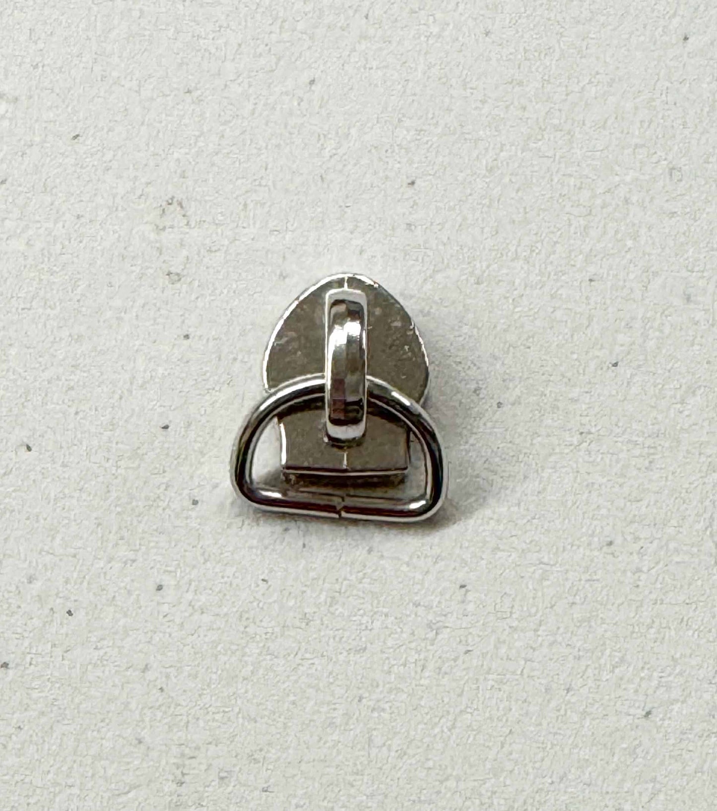 #5 zipper head nickel