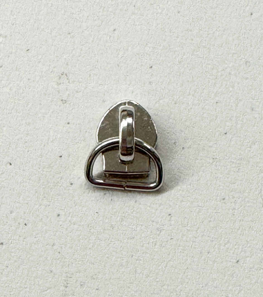 #5 zipper head nickel