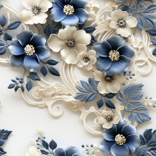 Lace denim preorder round 33.5