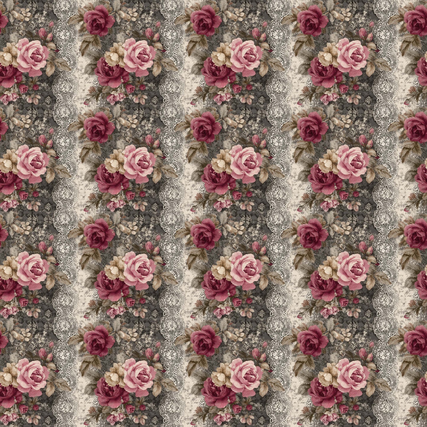 Lacy roses round 37 retail