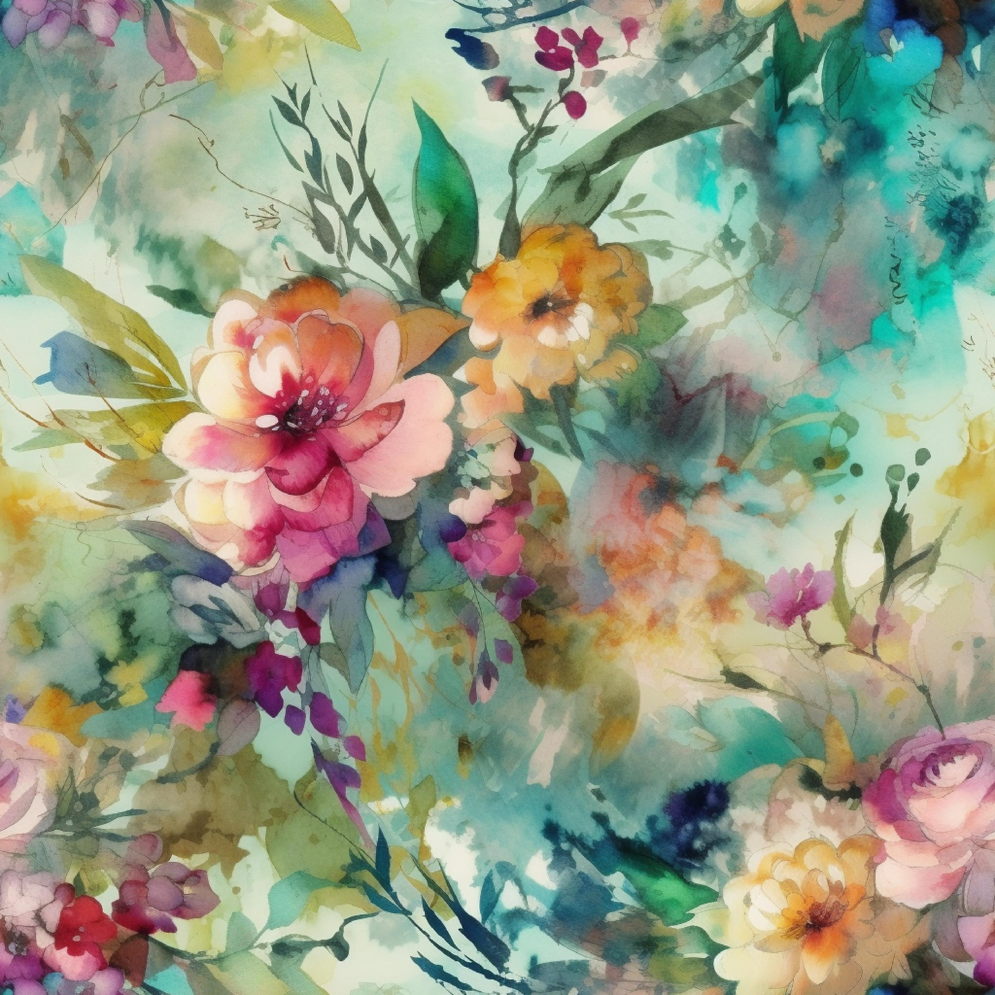 Painted floral preorder round 21