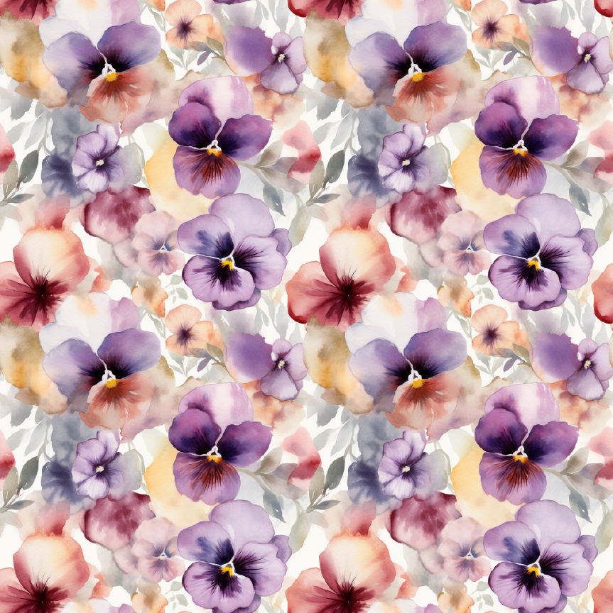 Pansies preorder round 37.5 retail