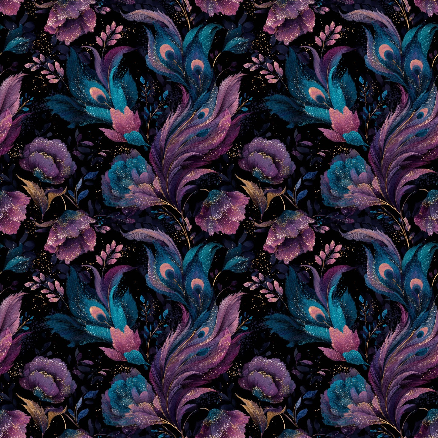 Peacock flowers round 37 retail