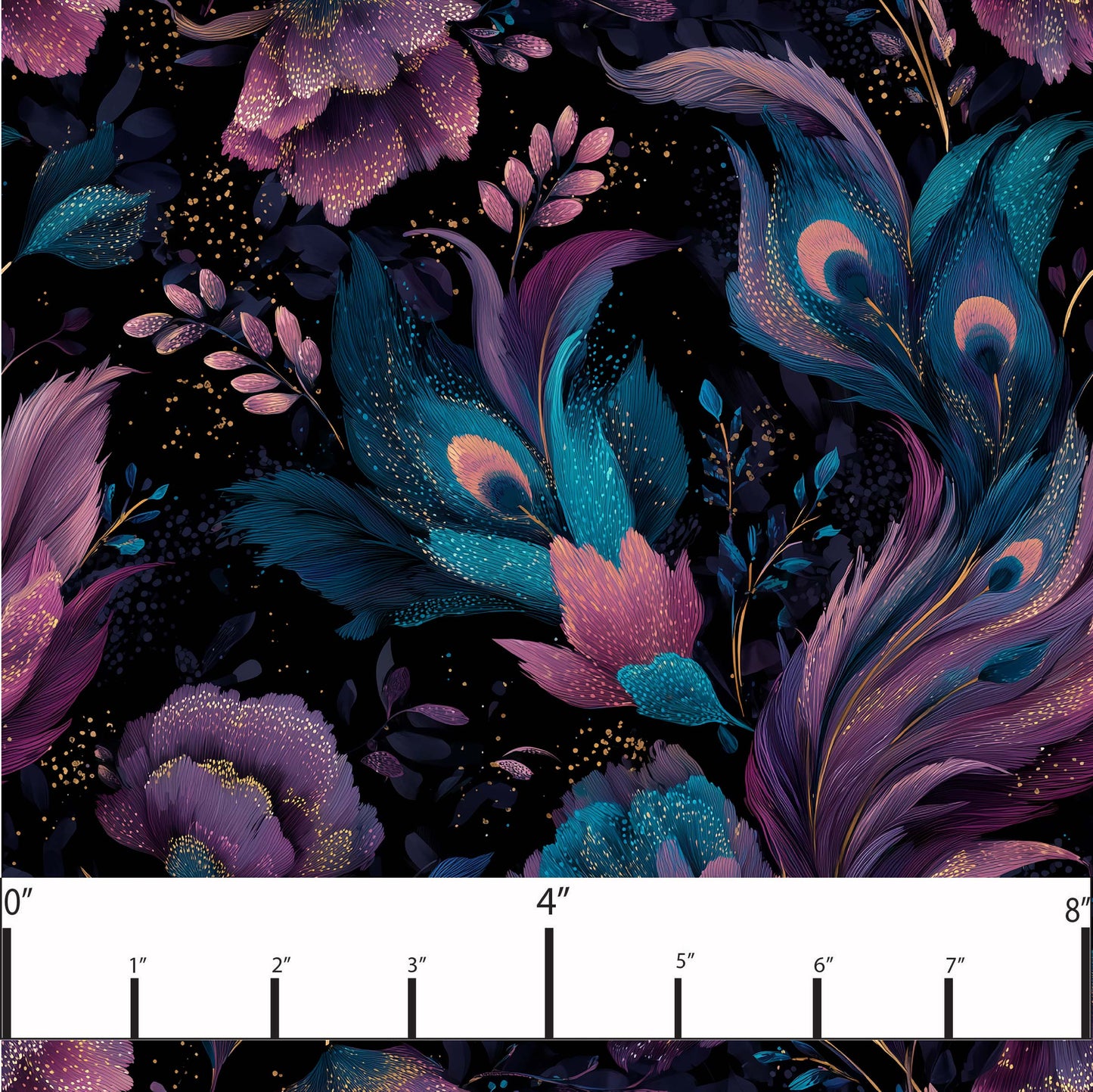 Peacock flowers round 37 retail