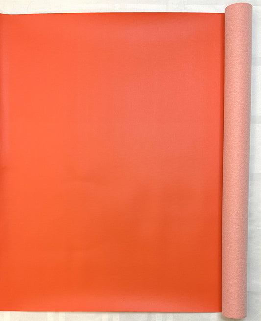 Orange faux leather vinyl