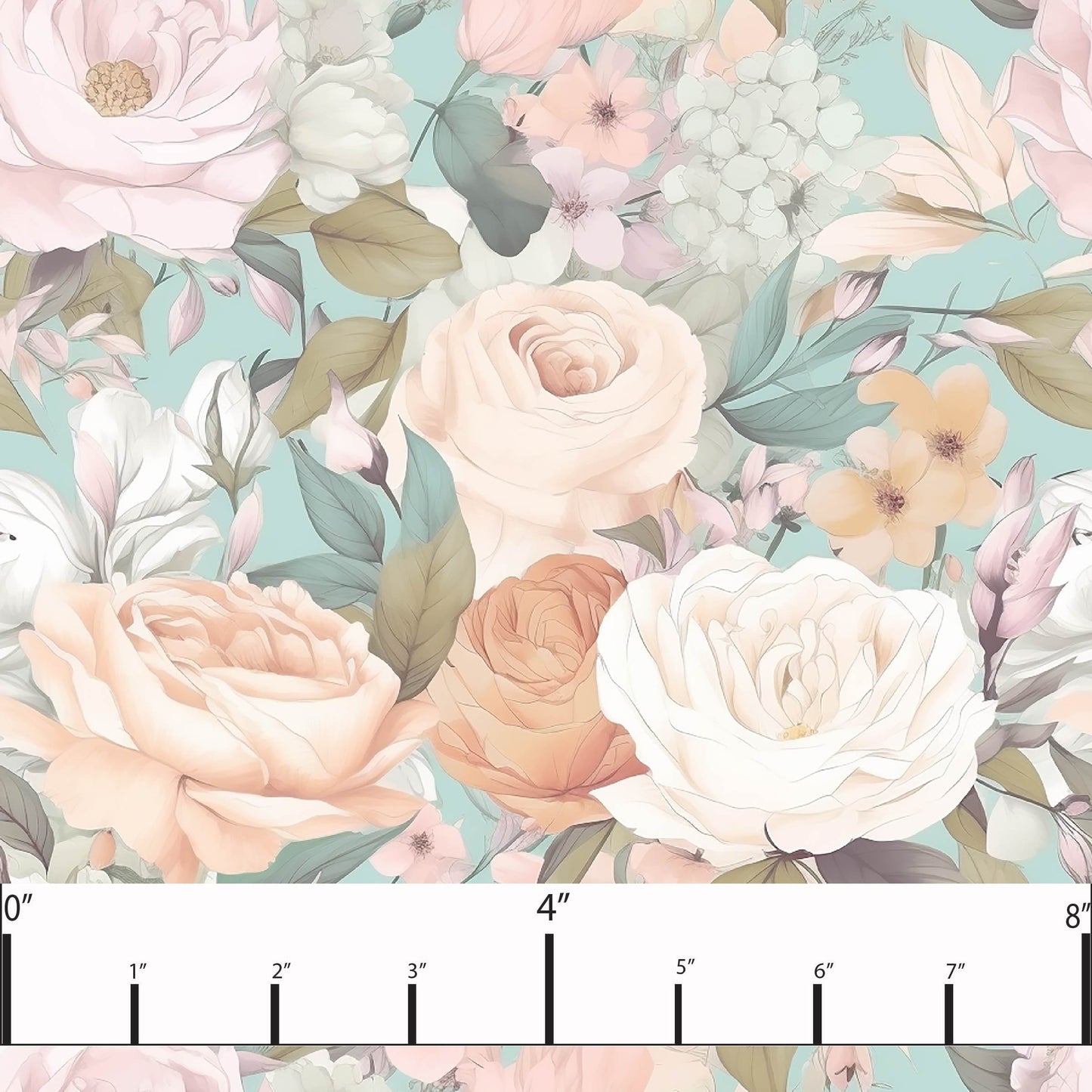 Soft floral round 28 retail