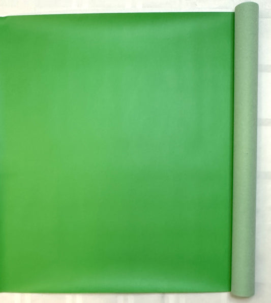 Green faux leather vinyl